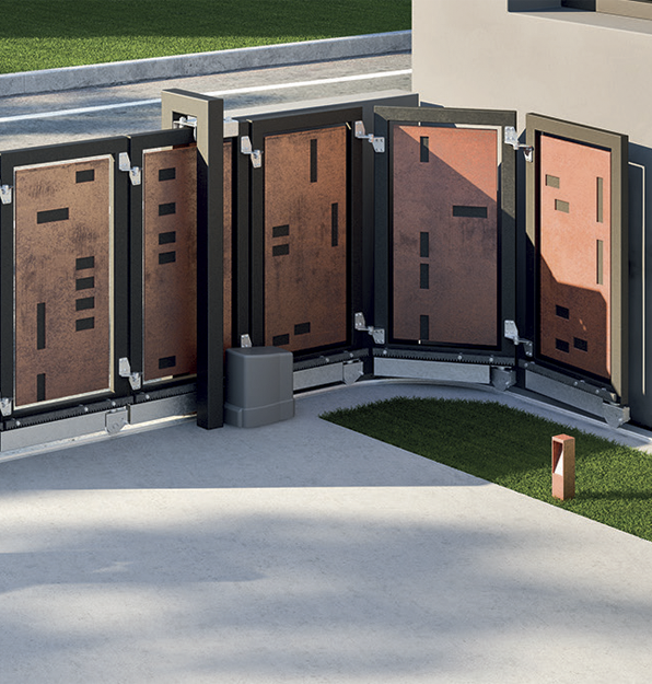 Herraje Radius puerta de librillo