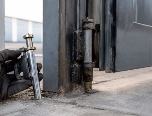 Pernios en puertas automáticas